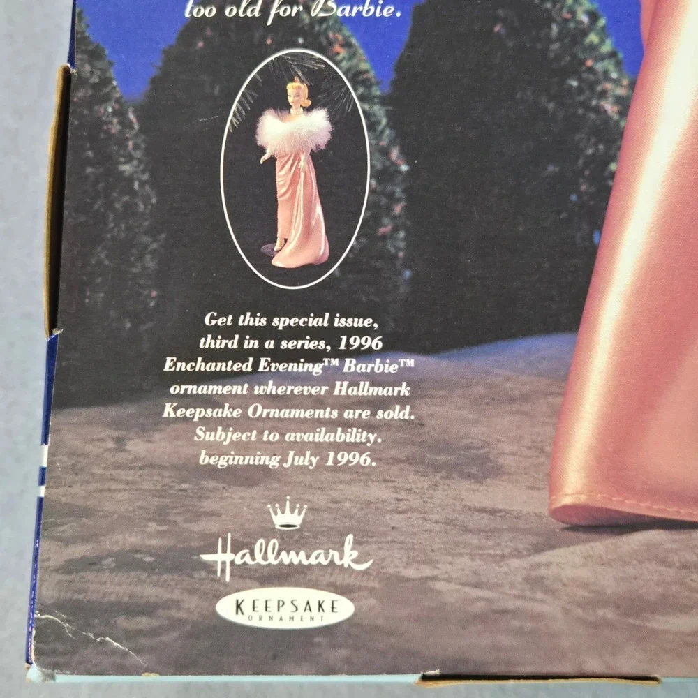 Mattel Enchanted‎ Evening Barbie Doll 1996 Collector Edition Pink Gown 15407 New